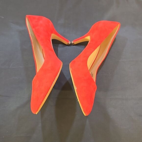 BRAND NEW ESSEX LANE SUEDE EL-DENY POINTED TOE LOW HEEL SLIP-ON PUMP - Picture 13 of 16